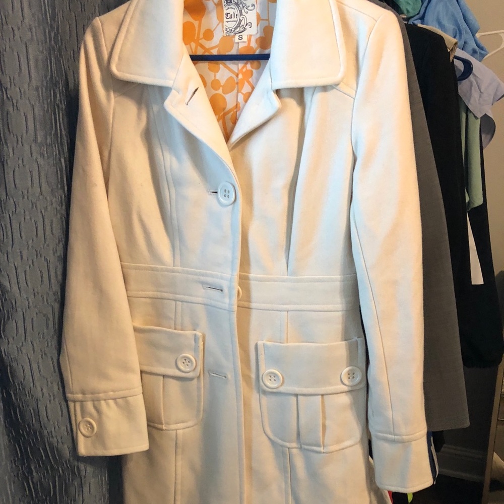 Tulle Peacoat buttons from Nordstrom Small